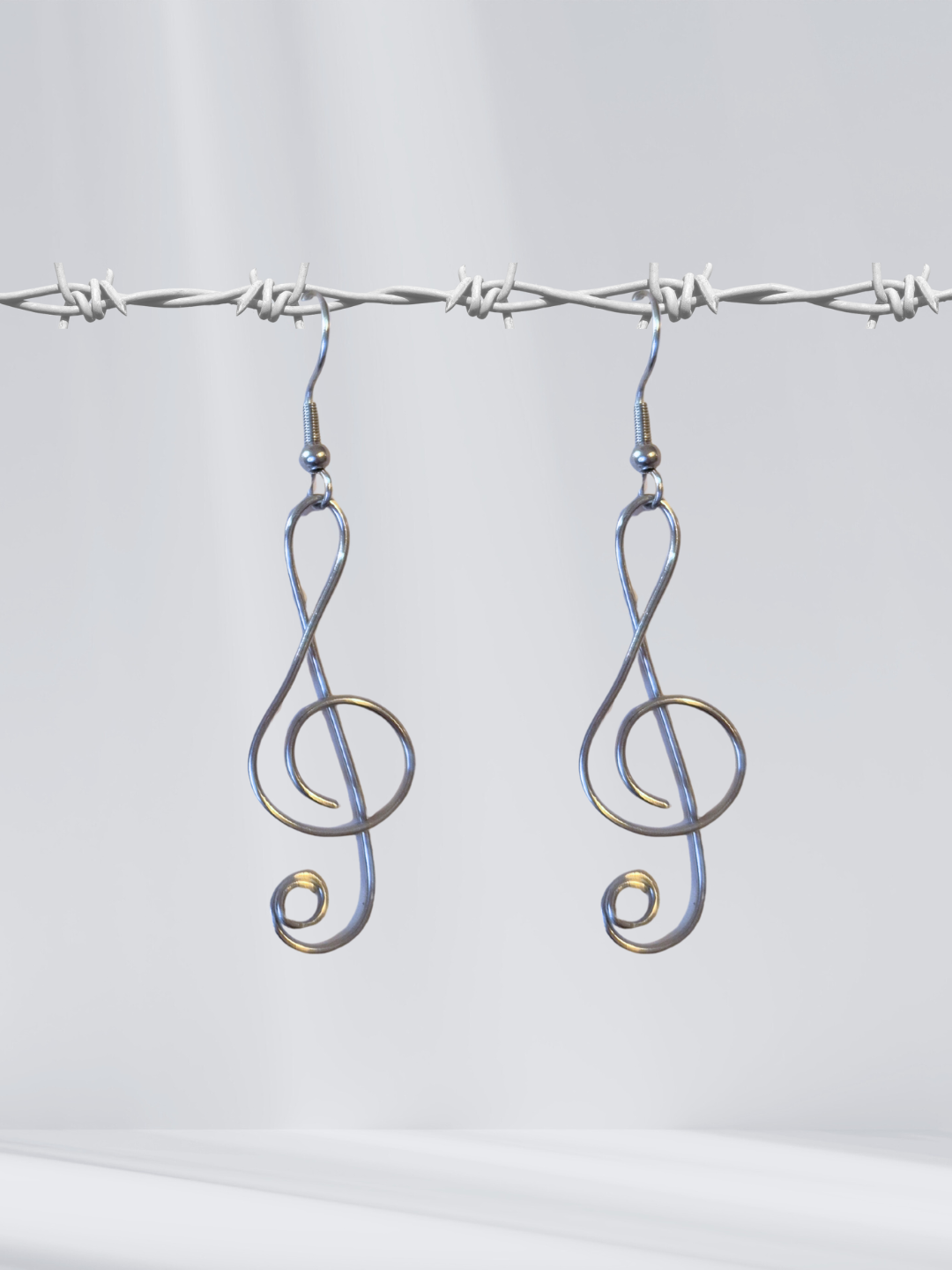 Notes on a Wire Earrings