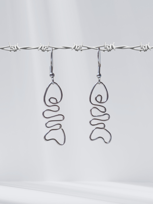 All bones, No fish Earrings